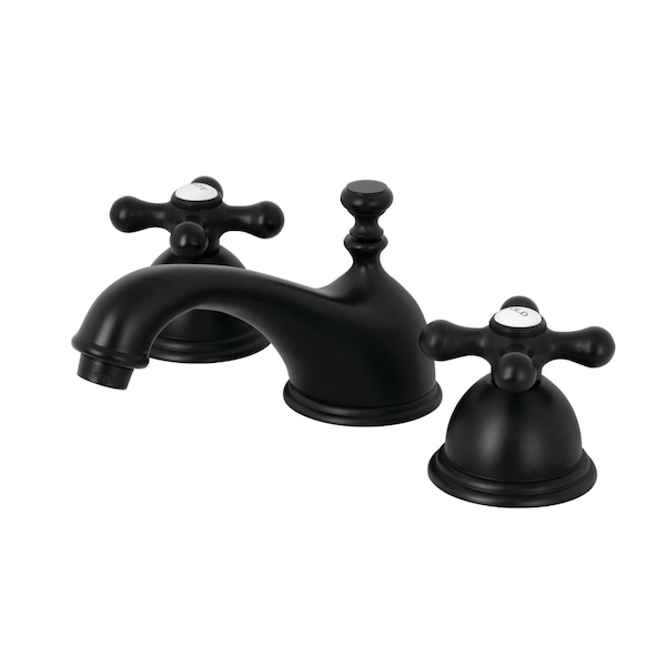 KS3960AX 8" Widespread Bathroom Faucet, Matte Black
